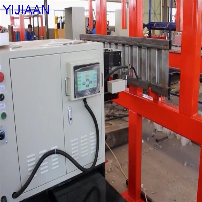 automatic corrugated plate welding machine working process